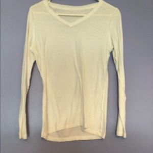 White long sleeve tee